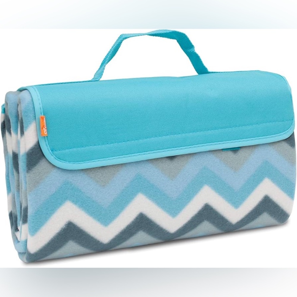 Yodo Compact Water-Resistant Picnic Blanket with Soft Fleece